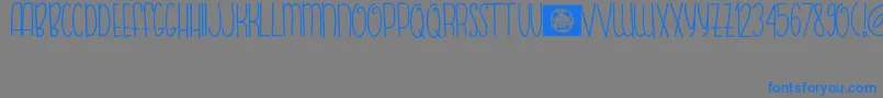 Lisätietoja FishBear-fontista FishBear-fontti – siniset fontit harmaalla taustalla