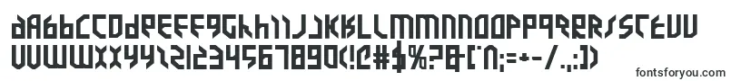 Шрифт Valkyrieeb – широкие шрифты