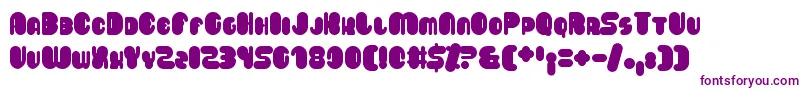 Saveloy Font – Purple Fonts on White Background