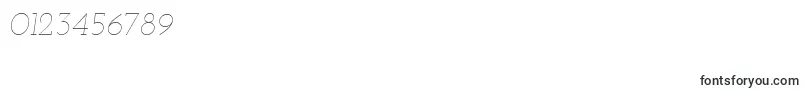 JosefinSlabThinItalic Font – Fonts for Numbers and Digits