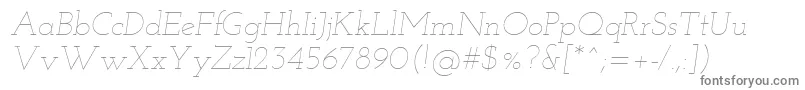 JosefinSlabThinItalic Font – Gray Fonts
