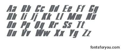 CompactExBoldItalic Font