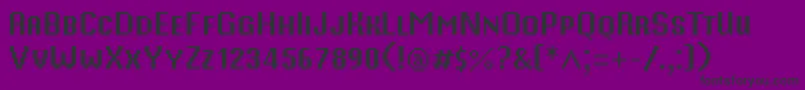 Mp16sc Font – Black Fonts on Purple Background