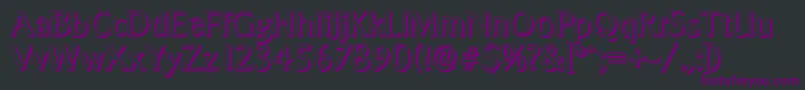 fuente SigvarshadowRegular – Fuentes Moradas Sobre Fondo Negro