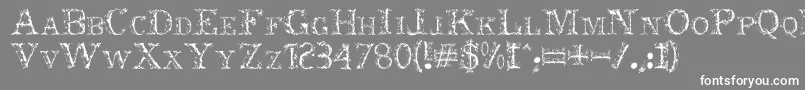 Nero-fontti – valkoiset fontit harmaalla taustalla