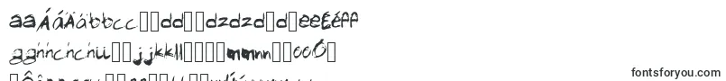 Fonte Mysketchfont – fontes eslovacas