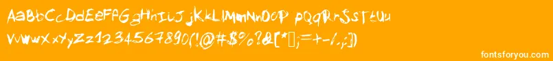 Más sobre la fuente Mysketchfont fuente Mysketchfont – Fuentes Blancas Sobre Fondo Naranja