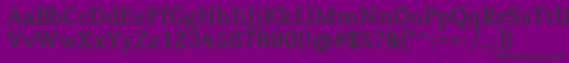 CopseRegular Font – Black Fonts on Purple Background