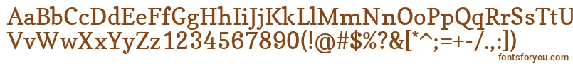 CopseRegular Font – Brown Fonts on White Background