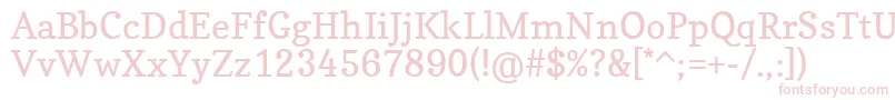 CopseRegular Font – Pink Fonts on White Background