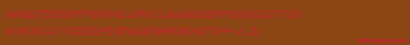 Flesheating3D Font – Red Fonts on Brown Background