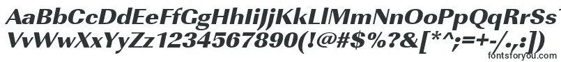Шрифт UrwimperialtultbolwidOblique – шрифты для титров