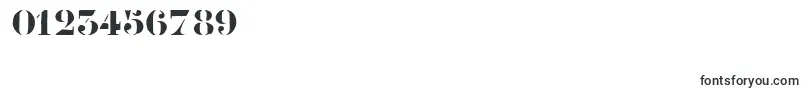 Roadcase-Schriftart – Schriften für Zahlen und Nummern