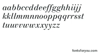 LinotypegianottenMediumitalic font – sudanese Fonts