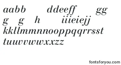 LinotypegianottenMediumitalic font – maltese Fonts