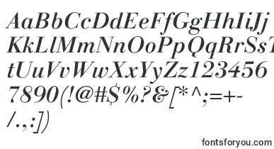 LinotypegianottenMediumitalic font – Fonts With Curls