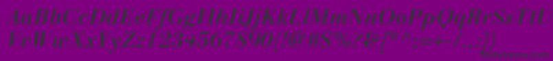 Saiba mais sobre a fonte LinotypegianottenMediumitalic Fonte LinotypegianottenMediumitalic – fontes pretas em um fundo violeta