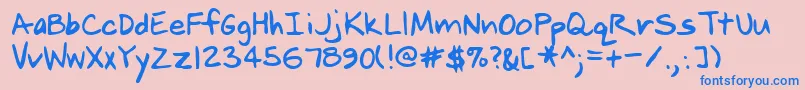 En savoir plus sur la police Lehn238 Police Lehn238 – polices bleues sur fond rose