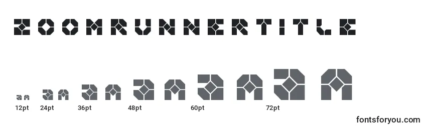 Zoomrunnertitle Font Sizes