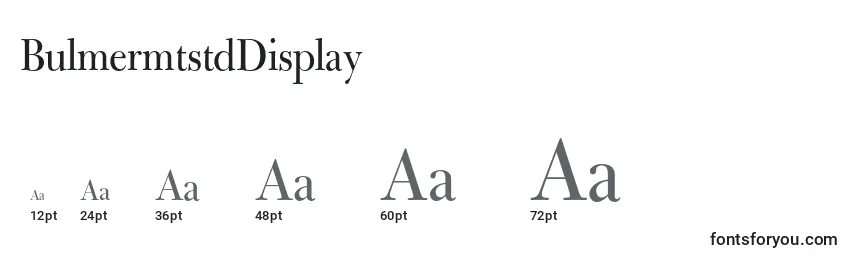 BulmermtstdDisplay Font Sizes