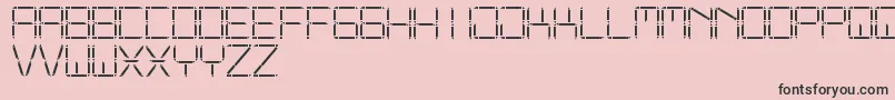 OtherDisplaySt Font – Black Fonts on Pink Background