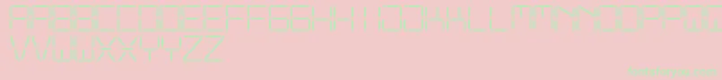 OtherDisplaySt Font – Green Fonts on Pink Background