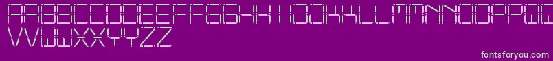 OtherDisplaySt Font – Green Fonts on Purple Background