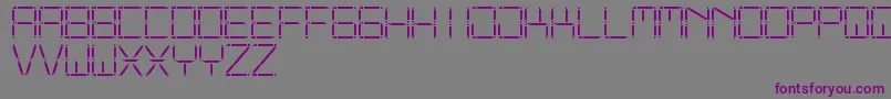 OtherDisplaySt Font – Purple Fonts on Gray Background