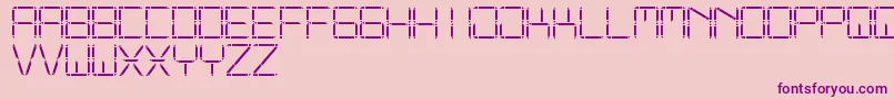 OtherDisplaySt Font – Purple Fonts on Pink Background