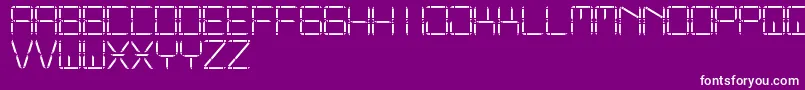 OtherDisplaySt Font – White Fonts on Purple Background