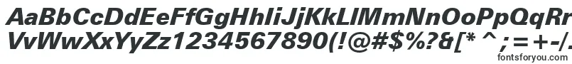 Шрифт ZurichBlackItalicBt – шрифты, начинающиеся на Z