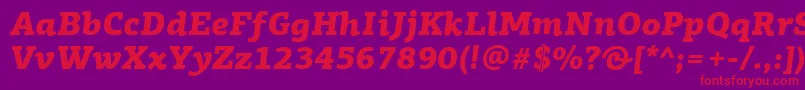 fuente PfagoraslabproBlackitalic – Fuentes Rojas Sobre Fondo Morado