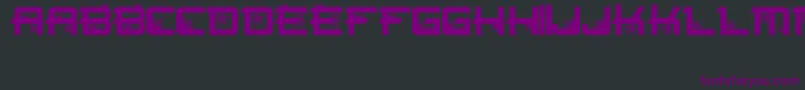 Spiderfont Font – Purple Fonts on Black Background