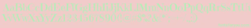 EmilyscandyRegular Font – Green Fonts on Pink Background