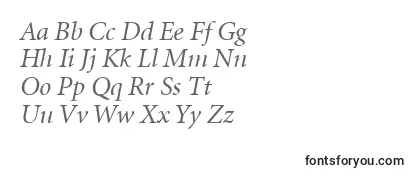 Обзор шрифта MinionLtItalic