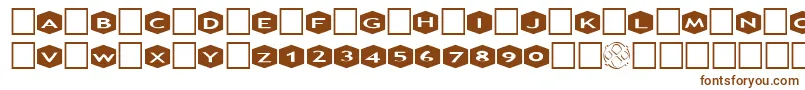 AlphashapesHexagons3 Font – Brown Fonts