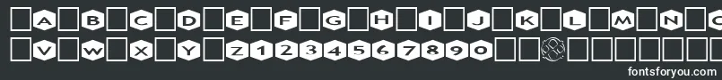 AlphashapesHexagons3 Font – White Fonts