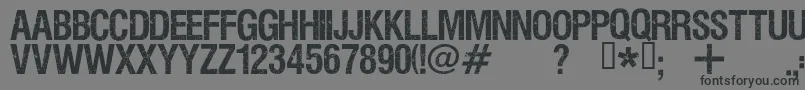 More about Viper Font Viper Font – Black Fonts on Gray Background