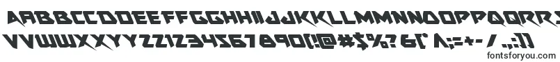 Шрифт Skirmisherleft – объёмные шрифты