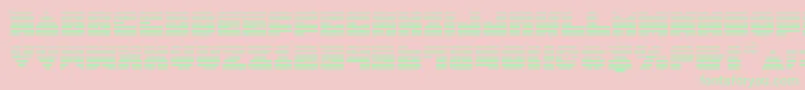 Lobotommyg Font – Green Fonts on Pink Background