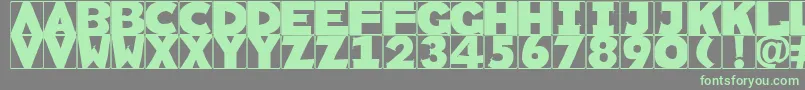 Rememberscribbledtypes Font – Green Fonts on Gray Background