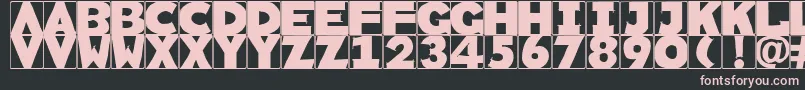 Rememberscribbledtypes Font – Pink Fonts on Black Background