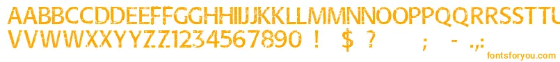 Подробнее о шрифте Overhaul Шрифт Overhaul – оранжевые шрифты