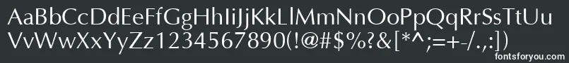 OptimaCyr Font – White Fonts