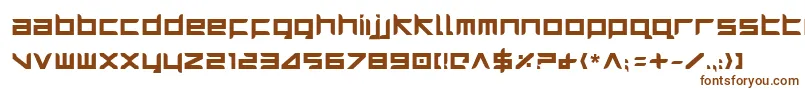 Шрифт HarrierBold – коричневые шрифты
