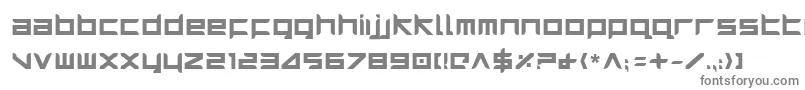 HarrierBold-Schriftart – Graue Schriften auf weißem Hintergrund