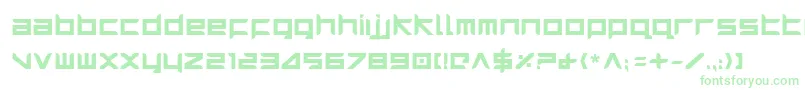 HarrierBold Font – Green Fonts on White Background