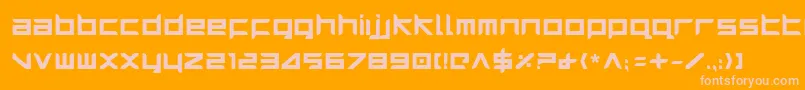 En savoir plus sur la police HarrierBold Police HarrierBold – polices roses sur fond orange