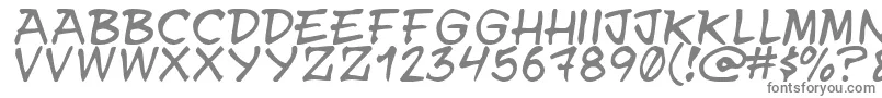 Czcionka Y.N.W.U.A.Y – szare czcionki