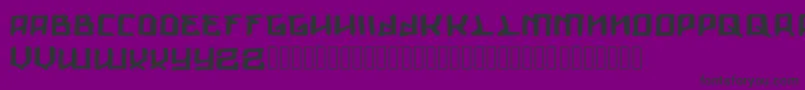 フォントGiants – 紫の背景に黒い文字